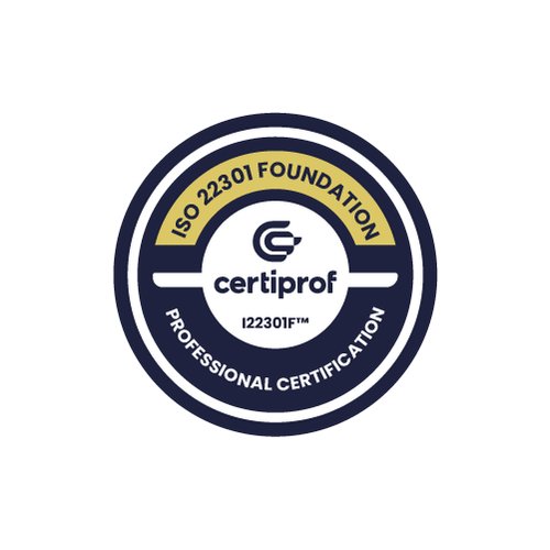 Certified ISO 22301 Foundation - Certiprof 
