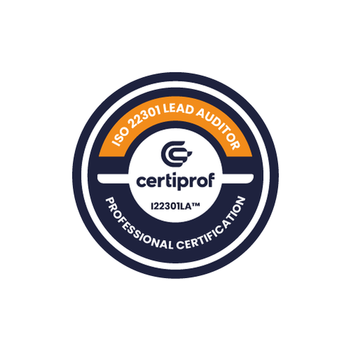 Certified ISO 22301 Internal Auditor and Lead Auditor